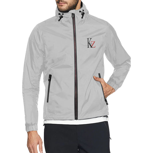 Men's Hooded Windbreaker by Kalent Zaiz