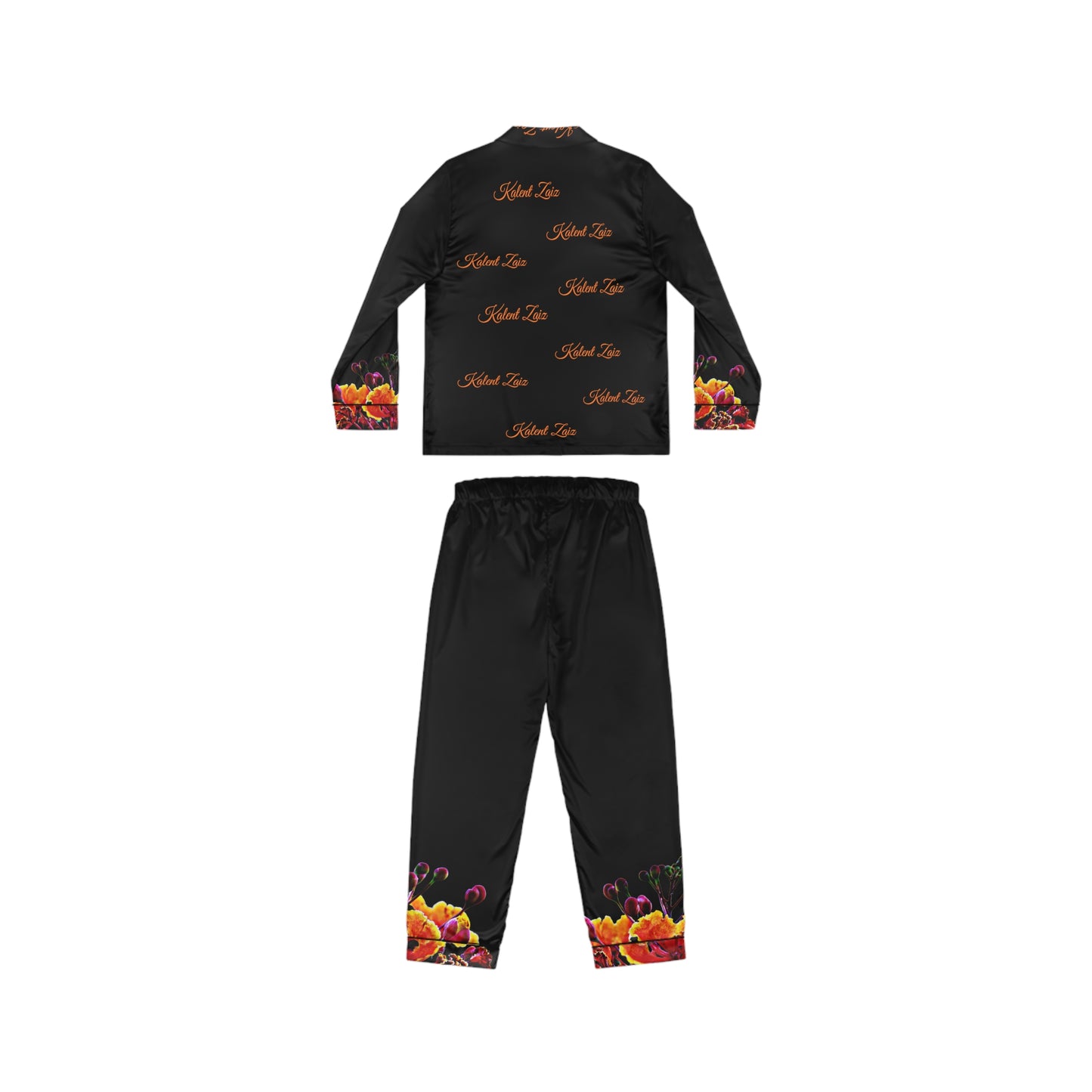 Copy of Kalent Zaiz "FLAMBOYANT" Women's Satin Pajamas