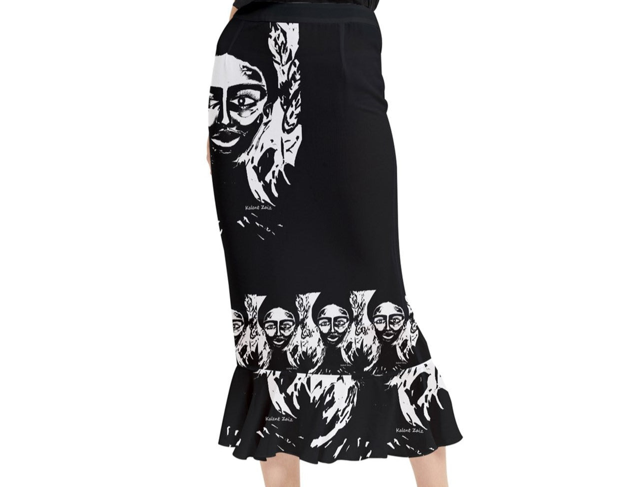 This Fishtail Chiffon Skirt is crafted from premium 100% nylon fabric, offering a grainy texture and heavyweight feel, ensuring that you look and feel your best. The fitted design will give you a flattering silhouette, while the ruffles allow you to move with grace and add a bit of bounce to your step. Perfect for daily wear and easily machine washable.