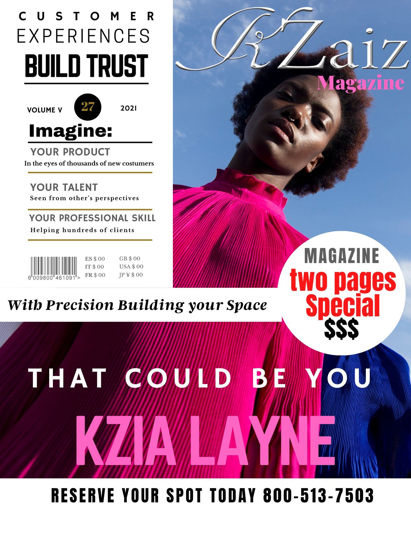 MAGAZINE TWO PAGES SPECIAL