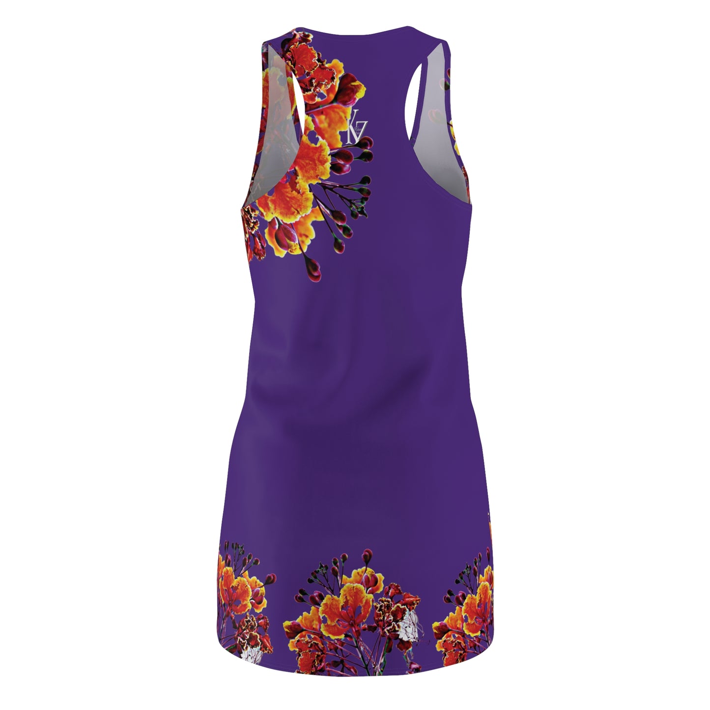 Peacock Racerback  purple Dress