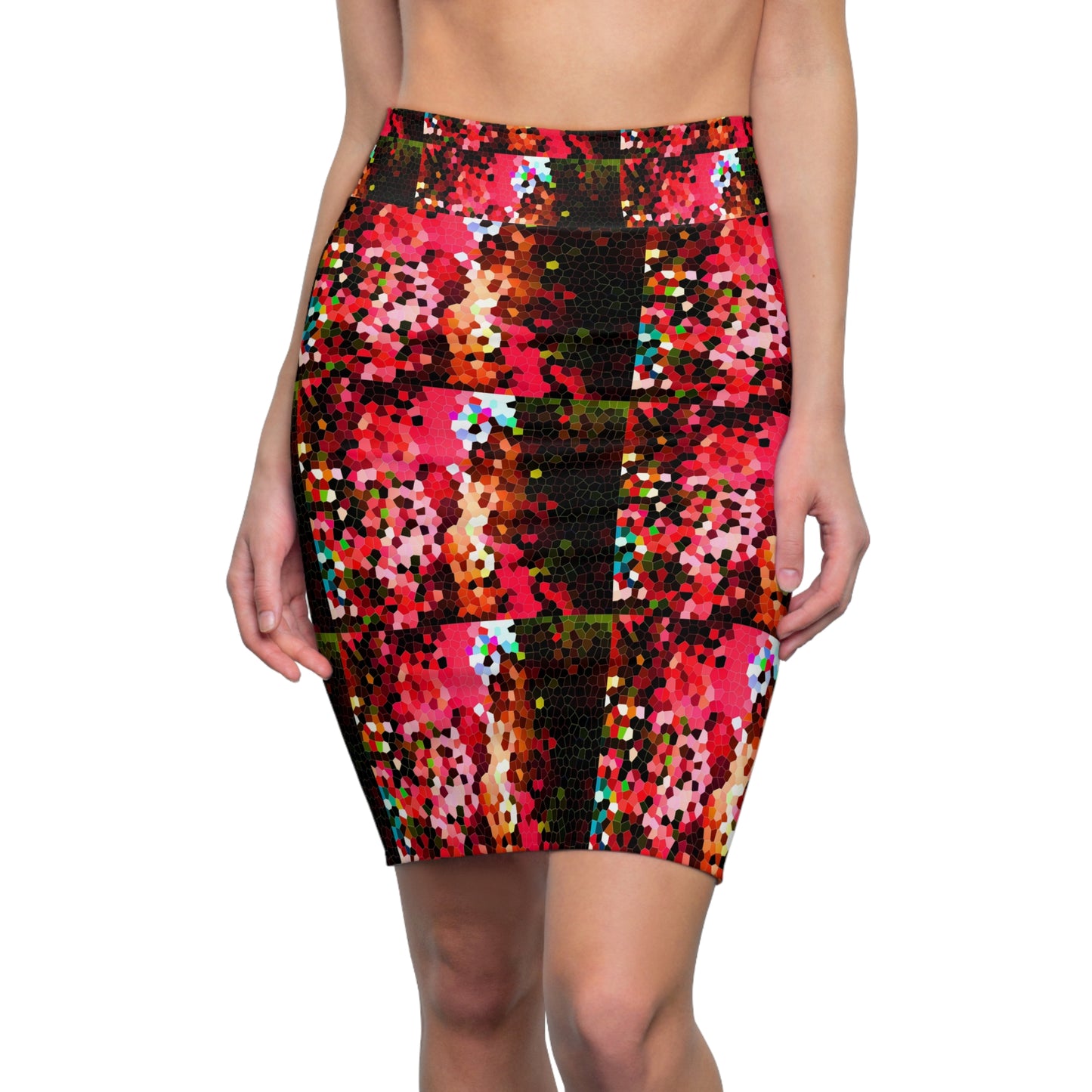 Full Color Women's Pencil Skirt x Kalent Zaiz