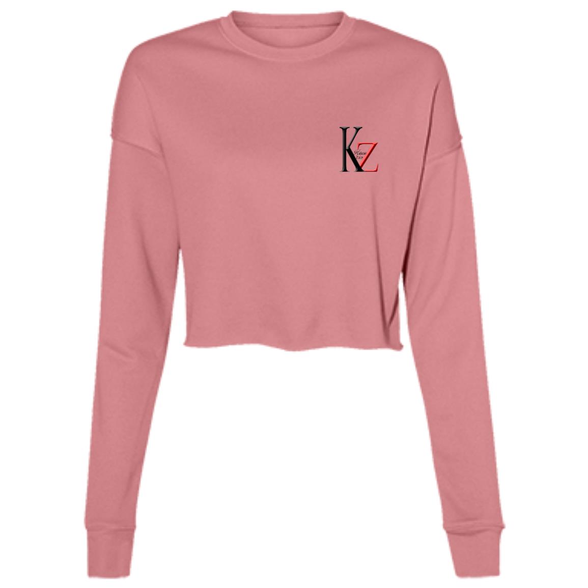 KZ Monograma Ladies' Cropped Fleece Crew