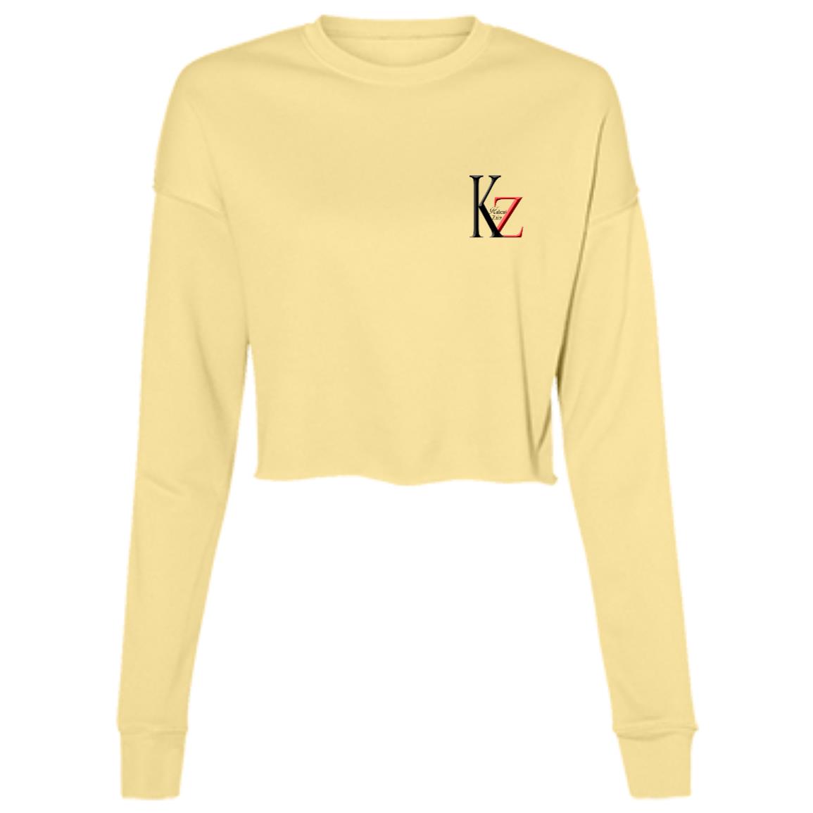 KZ Monograma Ladies' Cropped Fleece Crew