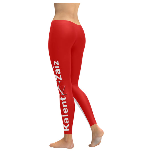 Kalent Zaiz Red Women's Legging