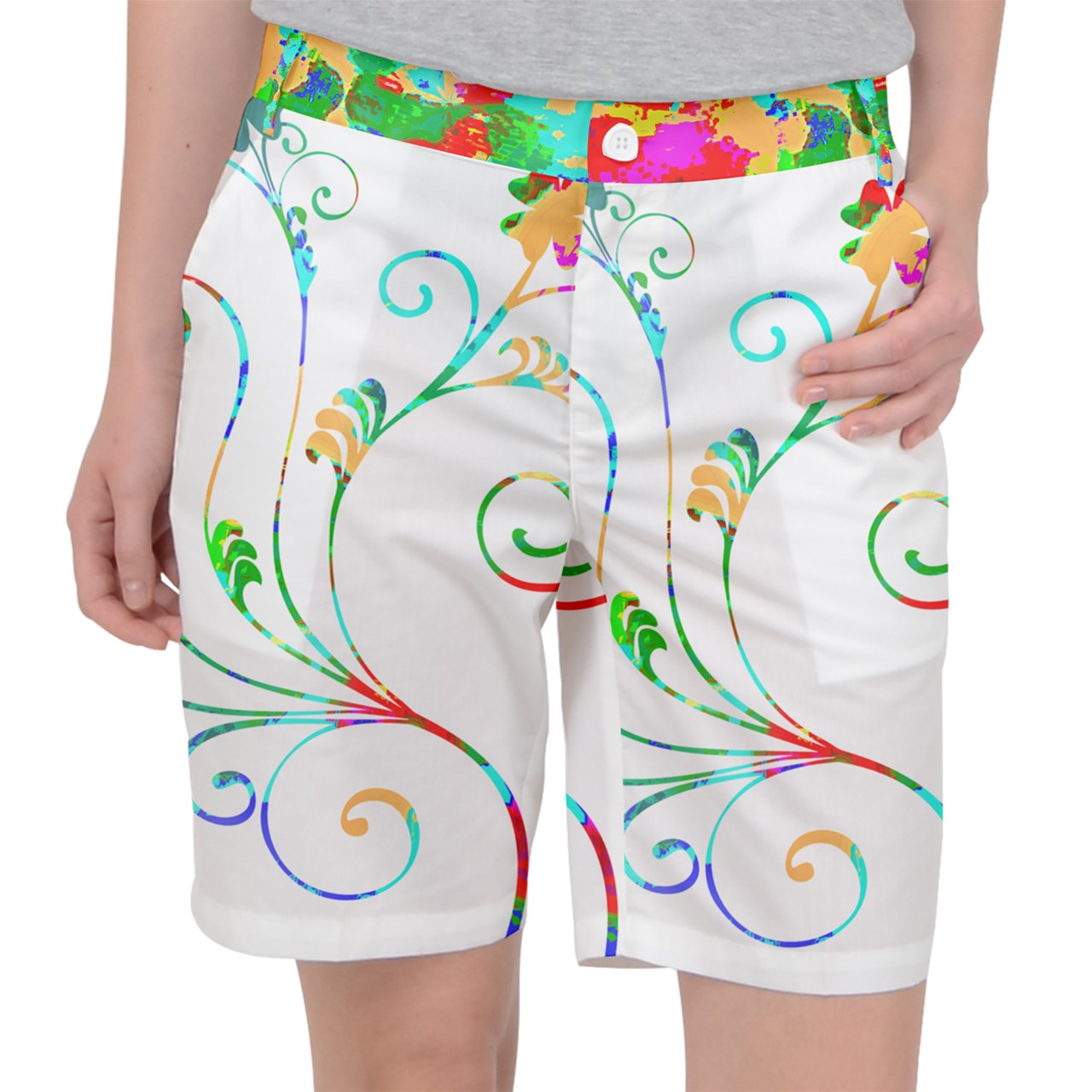 Kalent Zaiz Pattern Spring Pocket Shorts