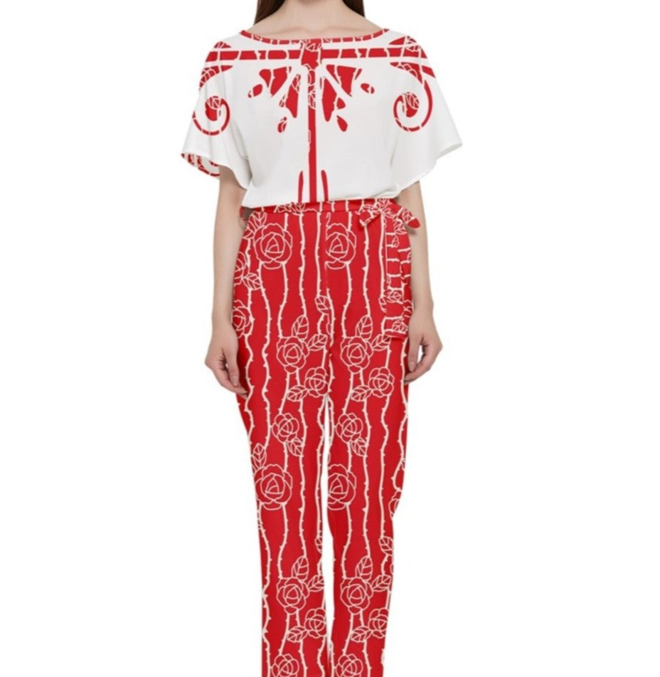 Kalent Zaiz Batwing Lightweight Jumpsuit