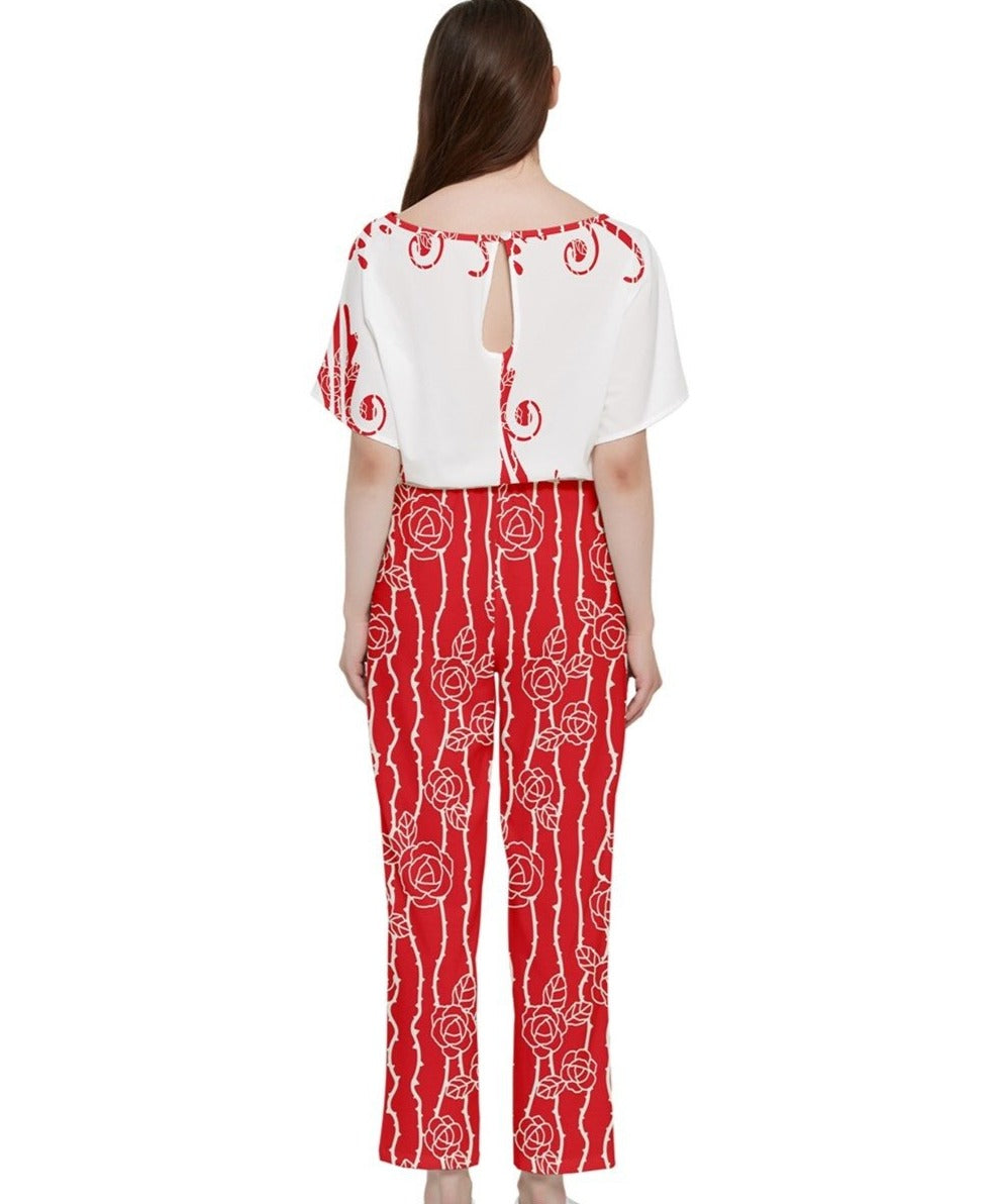 Kalent Zaiz Batwing Lightweight Jumpsuit