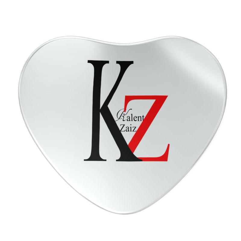 Monogram Triple silver disk pendant