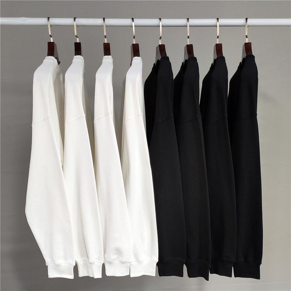 Spring and autumn oversize cotton Pullover round collar sweater for men and women