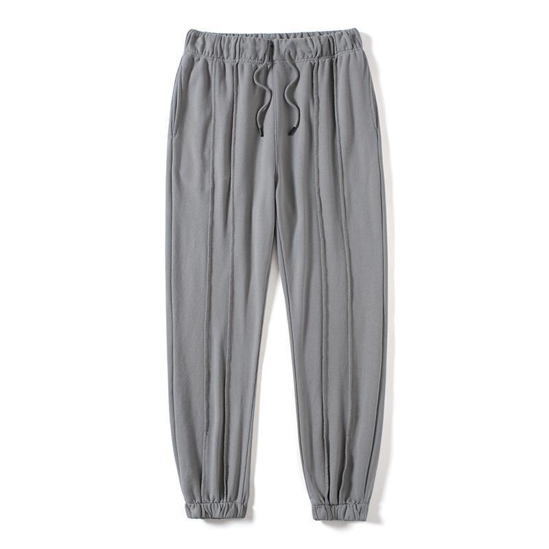 New autumn and winter deconstructed reverse line 360g Terry sweatpants high street sports casual
