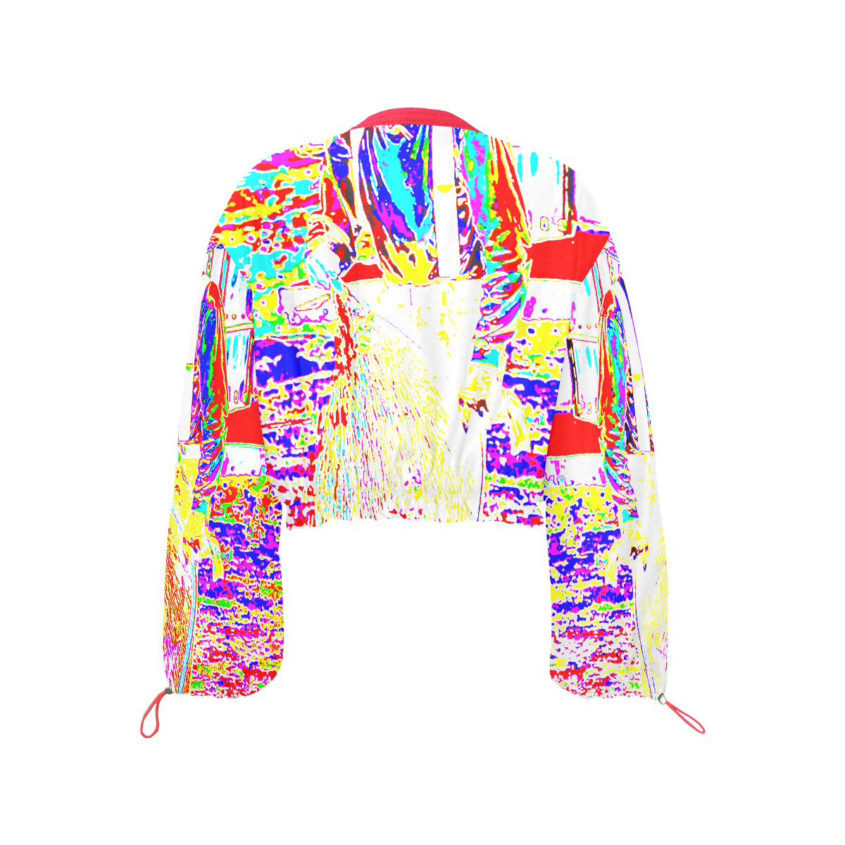 Kalent Zaiz Women's Chiffon Cropped Jacket