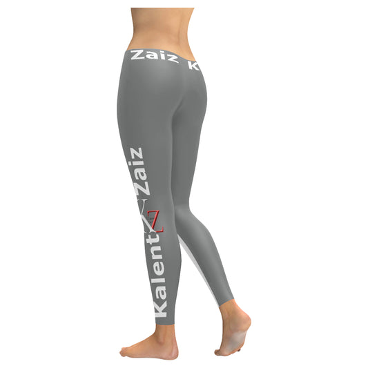 Kalent Zaiz Gray Women's Legging