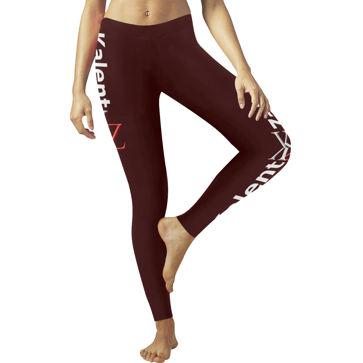 Kalent Zaiz Brown Women's Legging
