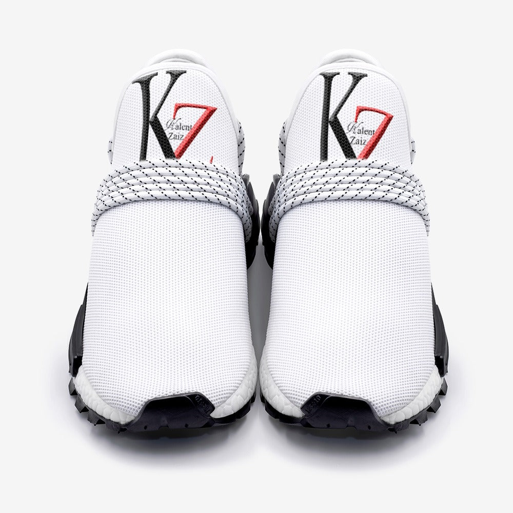Kalent Zaiz Unisex Lightweight Sneaker S-1 Description Lightweight construction with breathable mesh fabric for maximum comfort and performance. Lace-up closure for a snug fit. Soft linen interior with arch support and removable insole pad. High quality EVA sole for traction and exceptional du