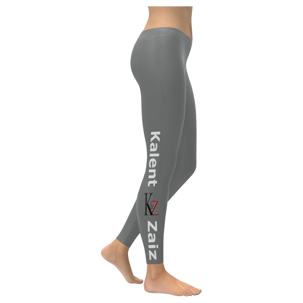 Kalent Zaiz Gray Women's Legging