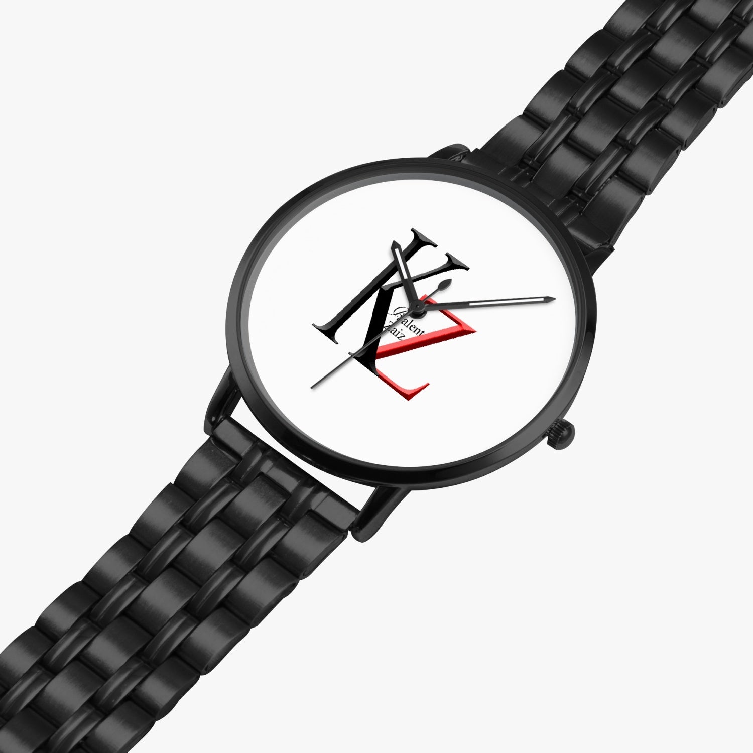 Kalent Zaiz Quartz Watch Black Steel
