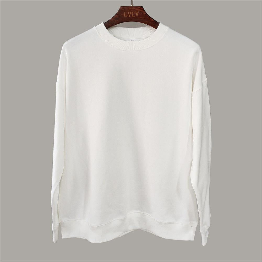 Spring and autumn oversize cotton Pullover round collar sweater for men and women