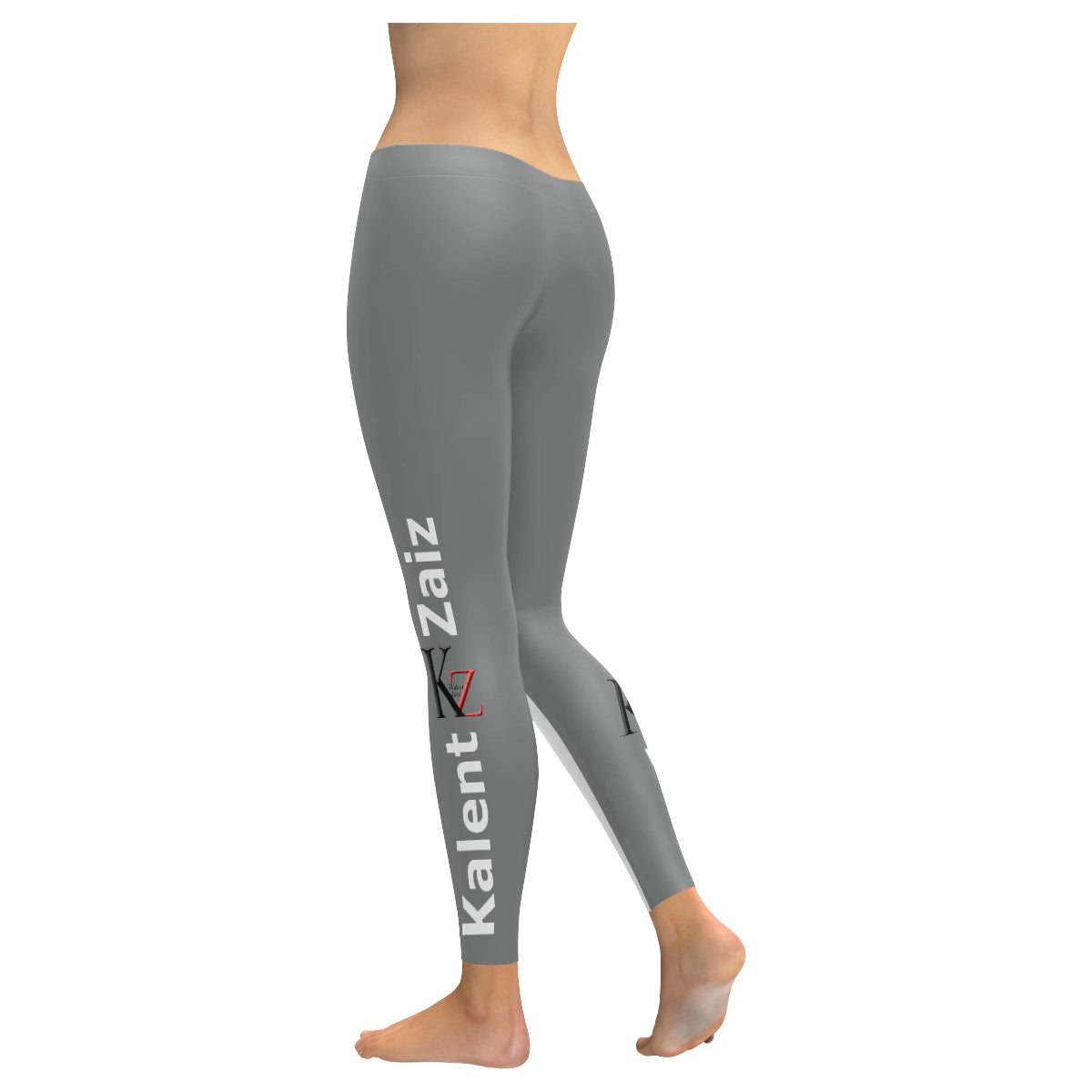 Kalent Zaiz Gray Women's Legging