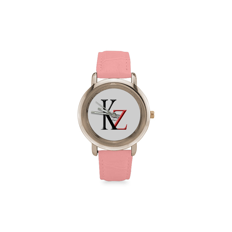 Rose Gold-plated Leather Strap Watch