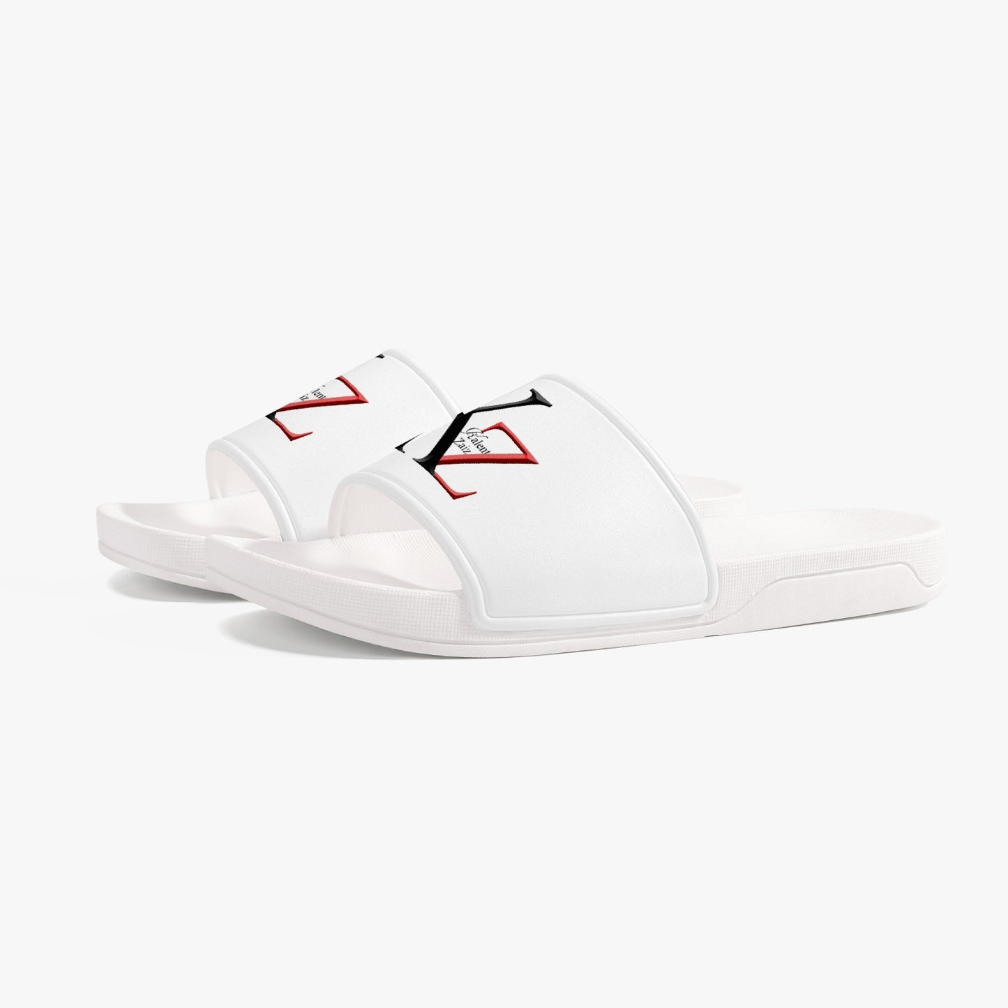 Kalent Zaiz Signature Casual Sliders - White