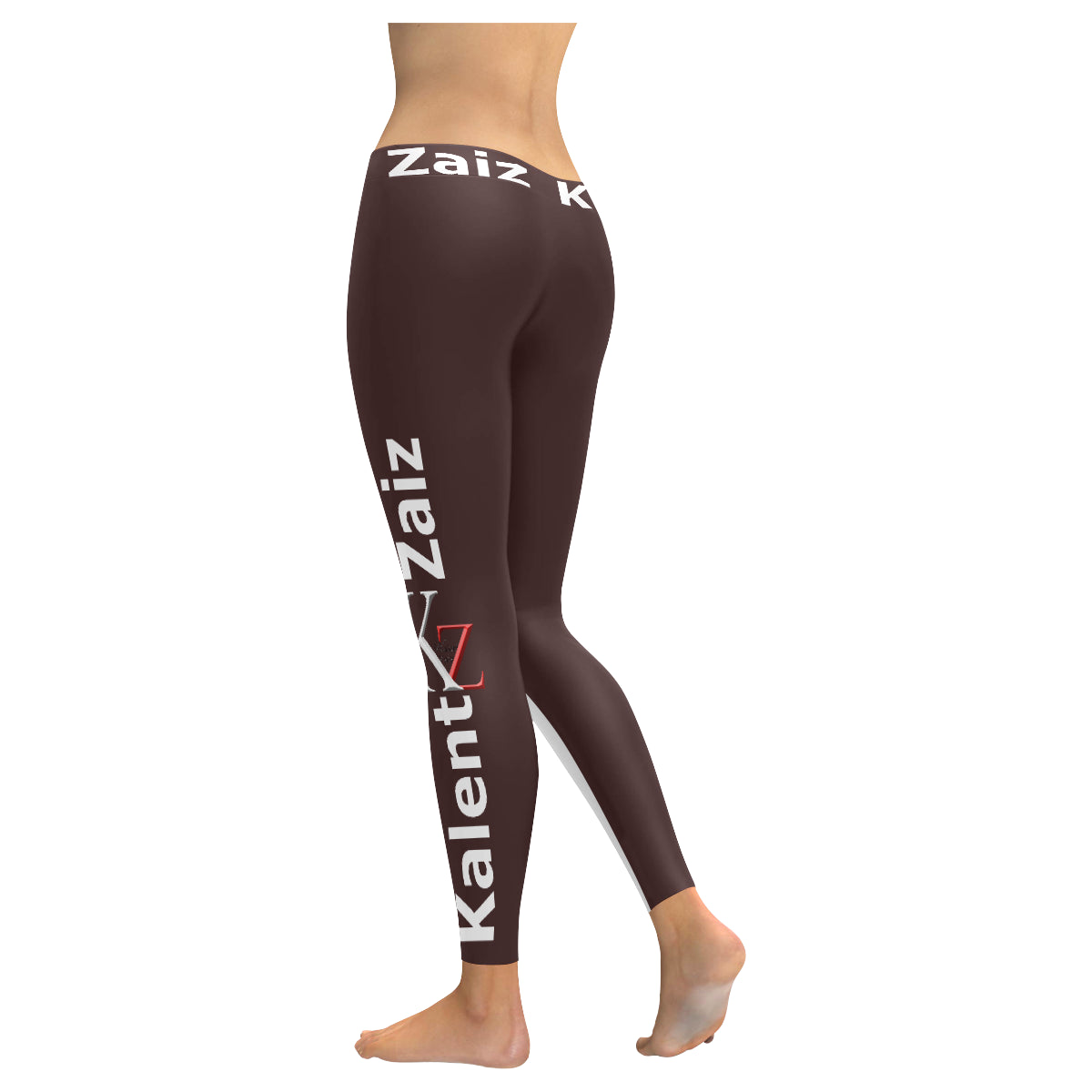 Kalent Zaiz Brown Women's Legging