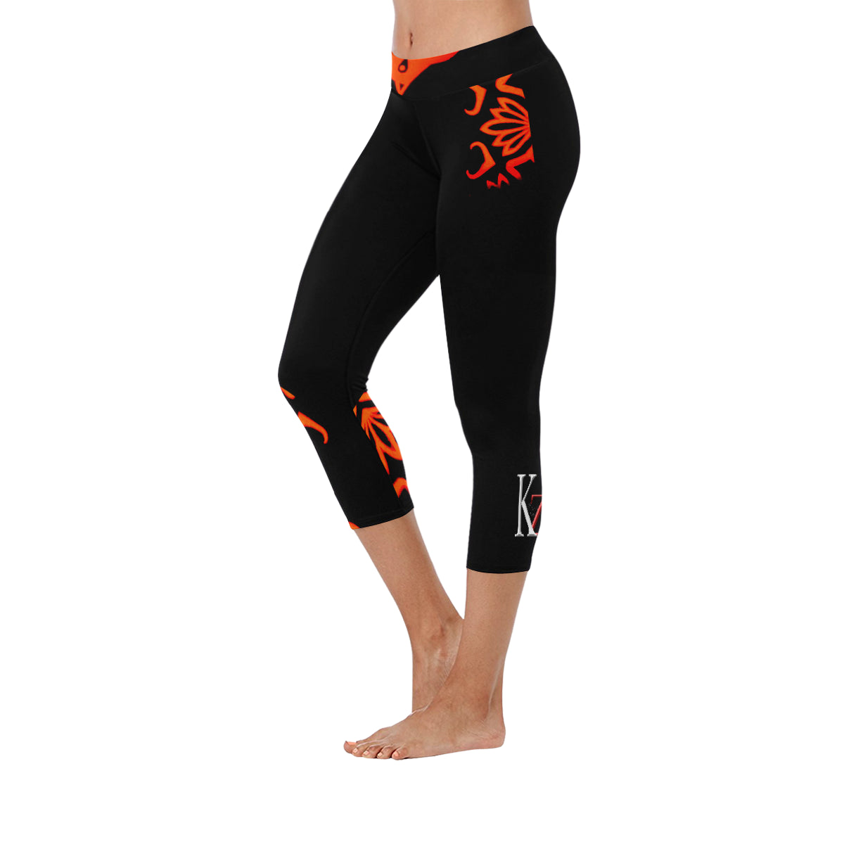 Kalent Zaiz Dove Women's Capri Leggings