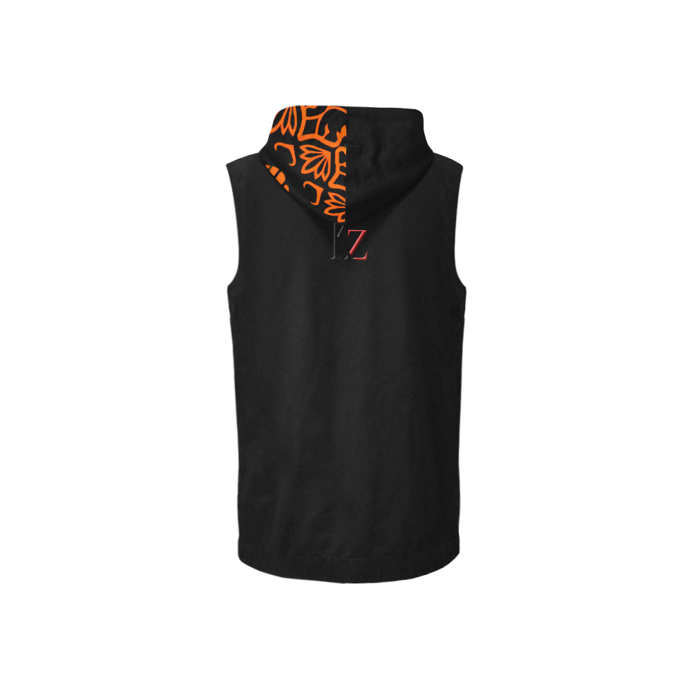 Kalent Zaiz Women's Full Zip Sleeveless Hoodie