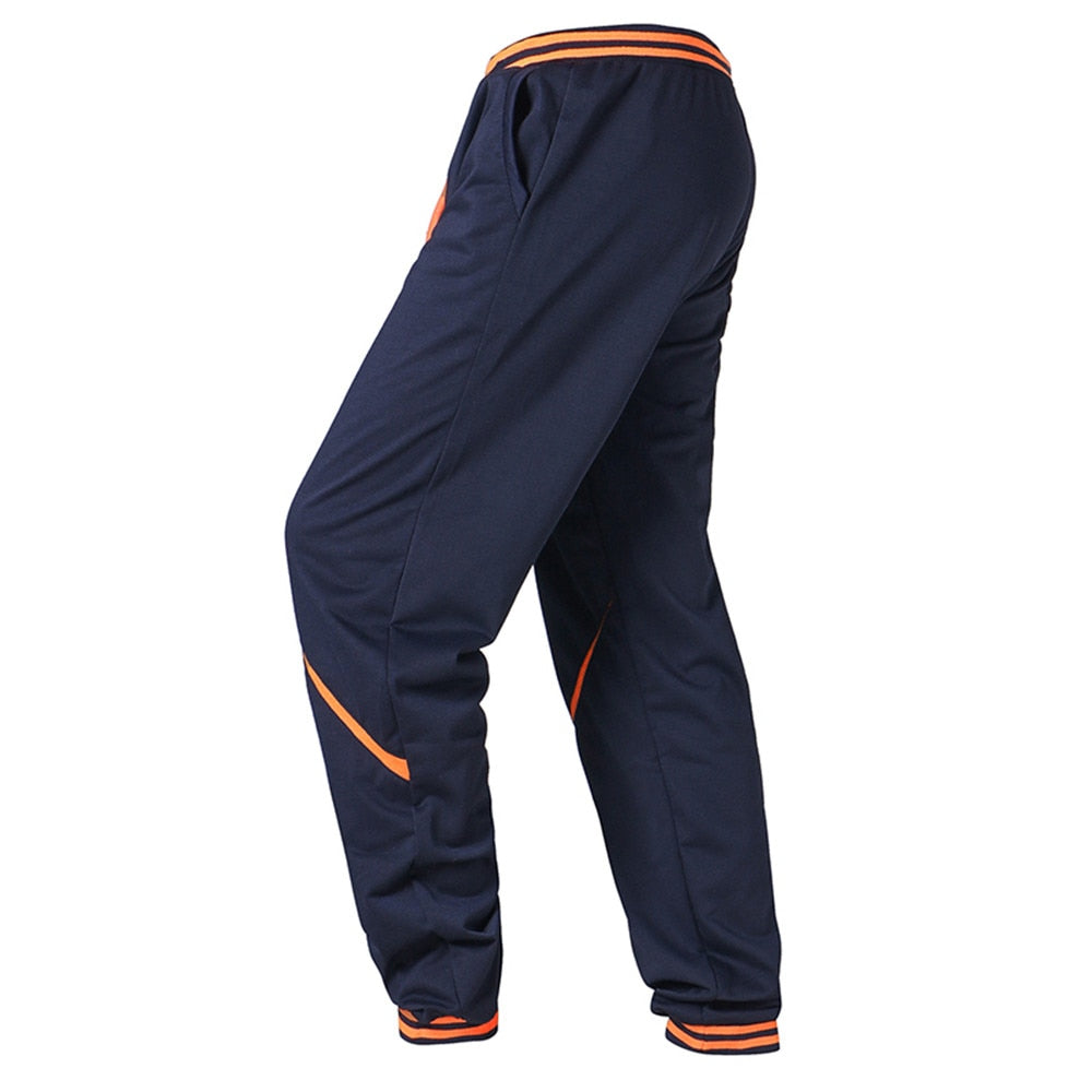 Men Cotton Flat Loose Fit Casual Joggers Full Length Sweatpants