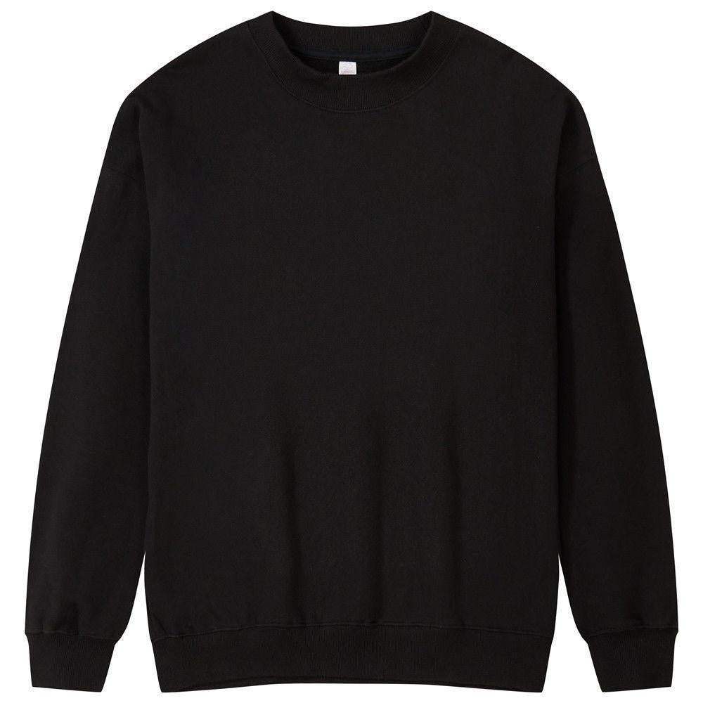 Spring and autumn oversize cotton Pullover round collar sweater for men and women