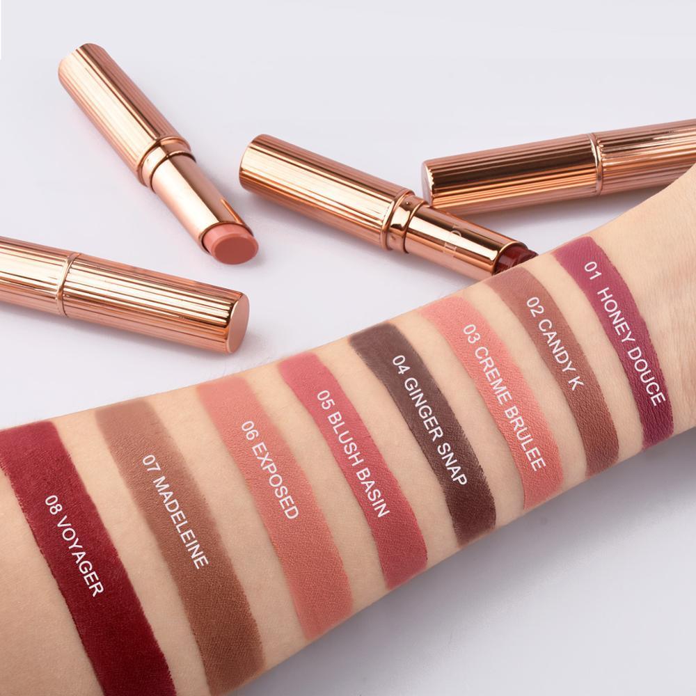 NAQIER 8 Colors Matte Lipstick Makeup maquiagem Waterproof Long-lasting utritious Liquid Velvet Nude lip stick Cosmetic