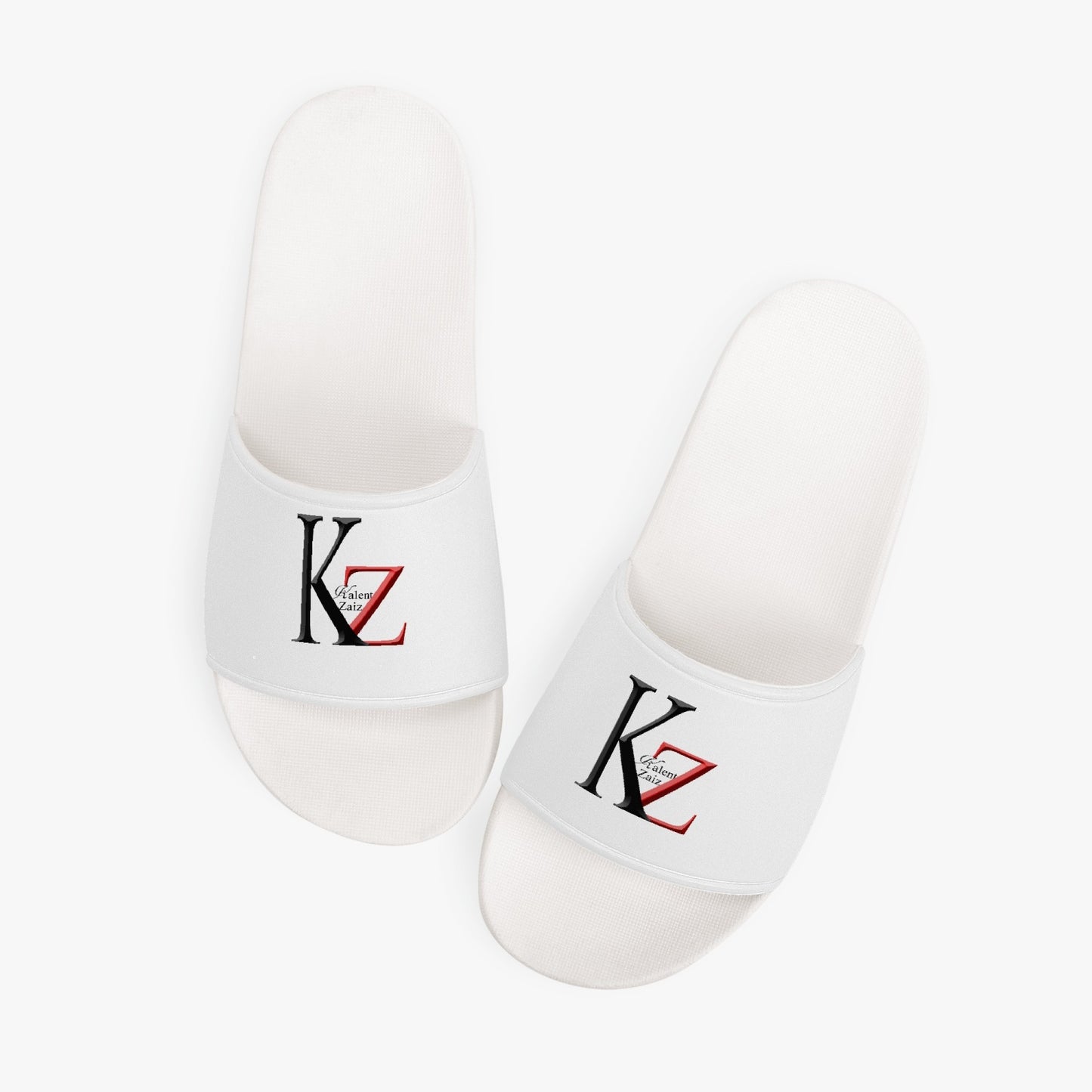 Kalent Zaiz Signature Casual Sliders - White
