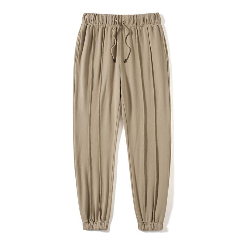 New autumn and winter deconstructed reverse line 360g Terry sweatpants high street sports casual