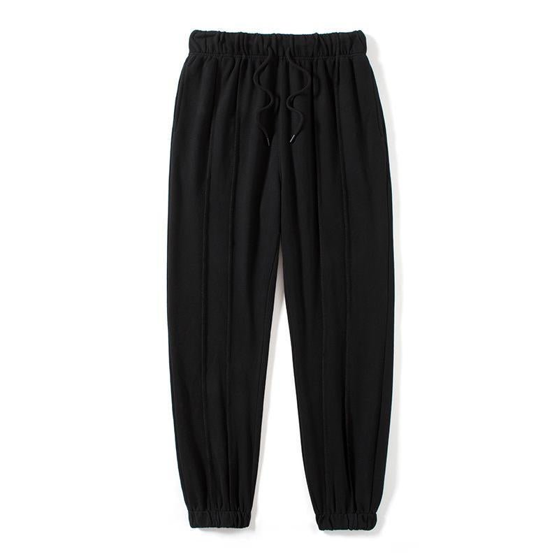 New autumn and winter deconstructed reverse line 360g Terry sweatpants high street sports casual