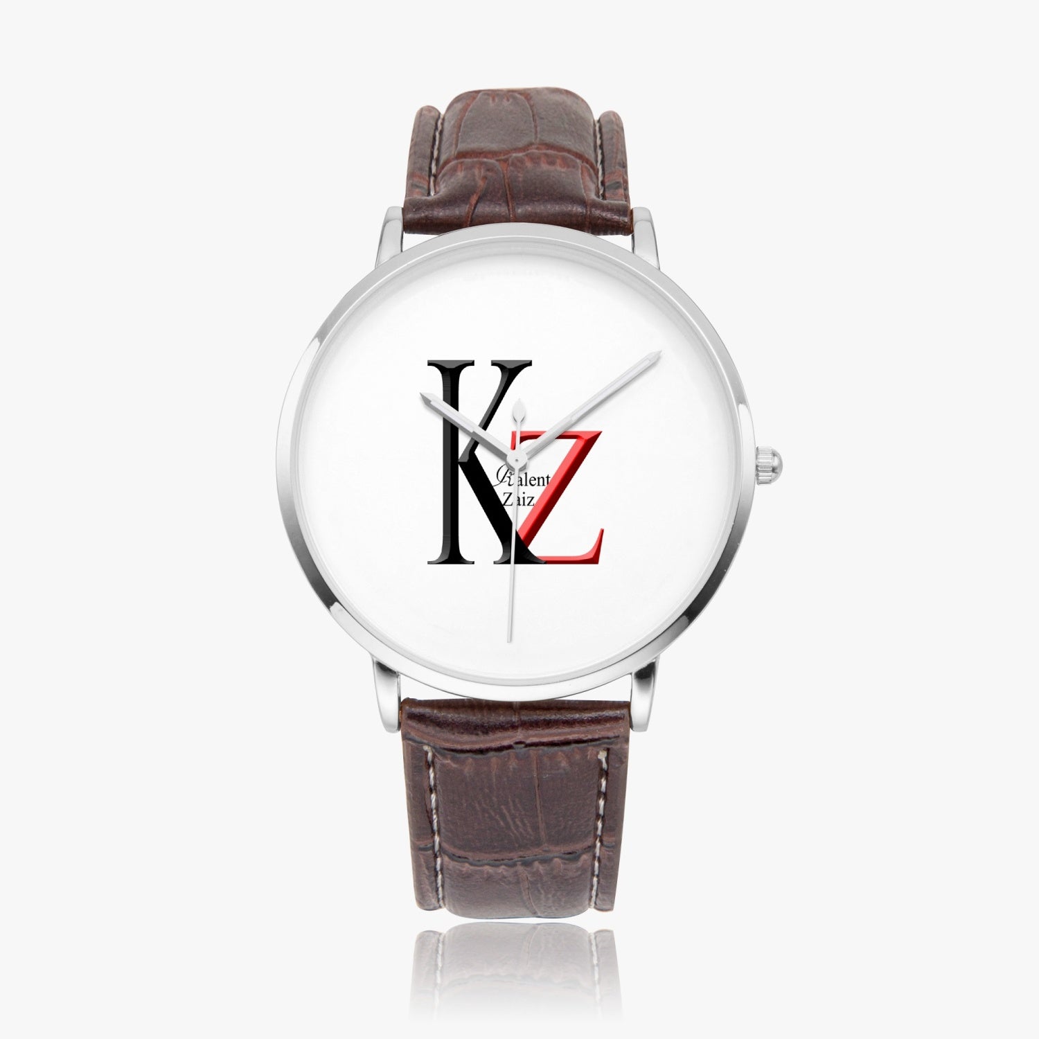 ❤️  Kalent Zaiz Quartz Watch Brown Leather