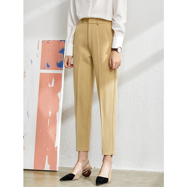Suit Female Lady Blazer, Lace V neck Tanks, & or High Waist Women's pants long, Shorts