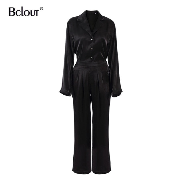 Green Vintage Two Piece Sets Women Autumn Sets Of Elegant Woman Long Sleeve Top And High Waist Pants 2 Piece Set Female