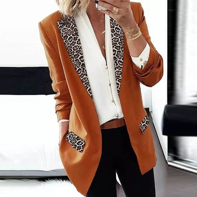 Women Elegant, Sexy Long Sleeve Solid Color Jacket