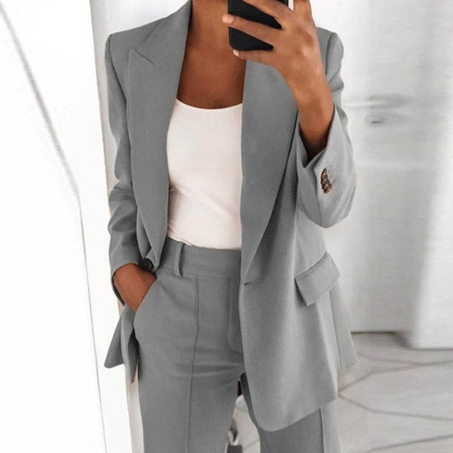 Women Elegant, Sexy Long Sleeve Solid Color Jacket