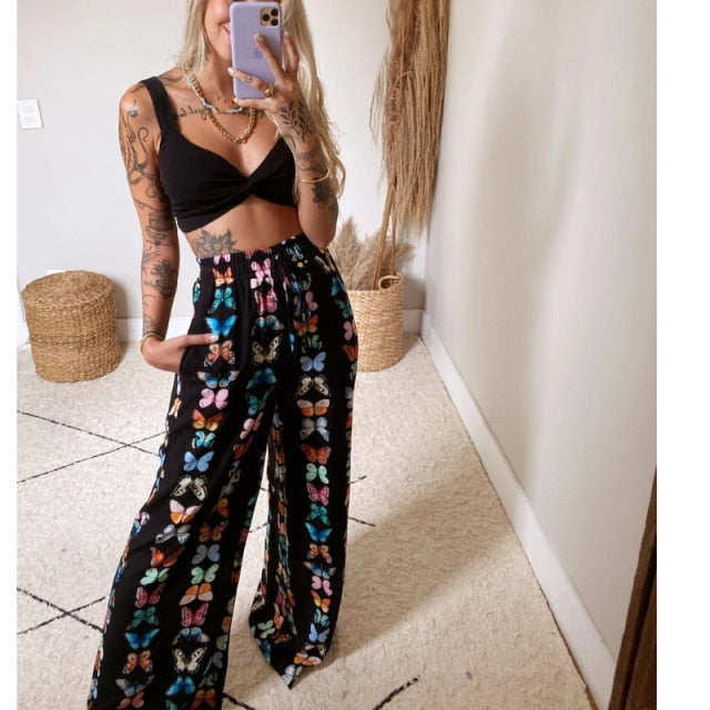 2 Pecs Suit Summer Tracksuit Sets Women's Outfits Boho Beach