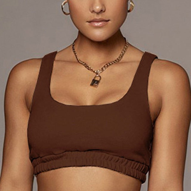 Casual Solid Sportswear Two Piece Sets Women 2021 Crop Top And Drawstring Shorts Matching Set Summer Athleisure Outfits