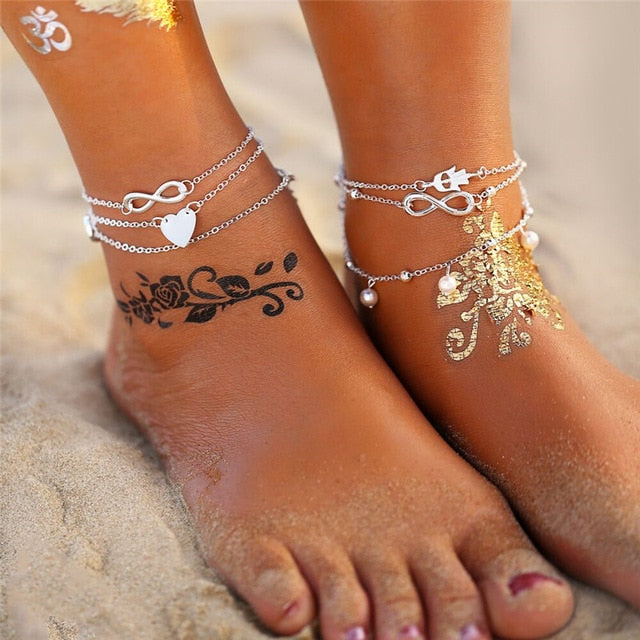 Women vintage Anklet Bracelet