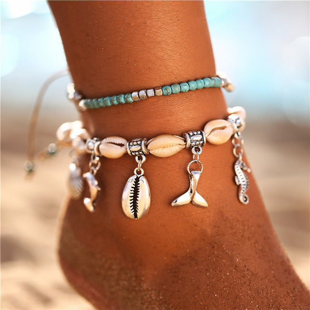 Women vintage Anklet Bracelet