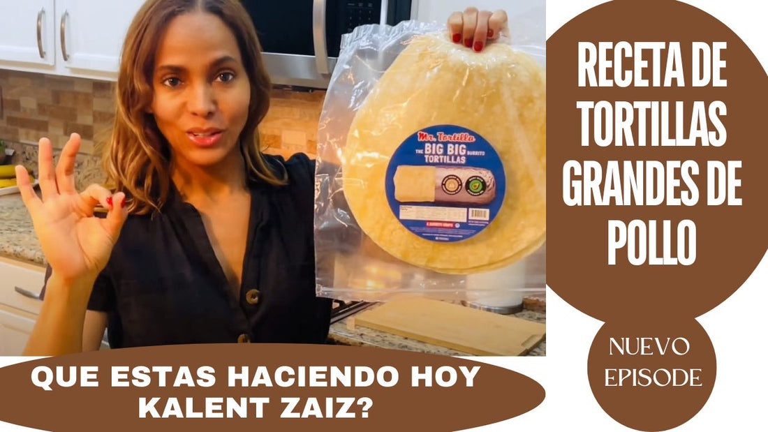 RECETA DE TORTILLAS GRANDE DE POLLO
