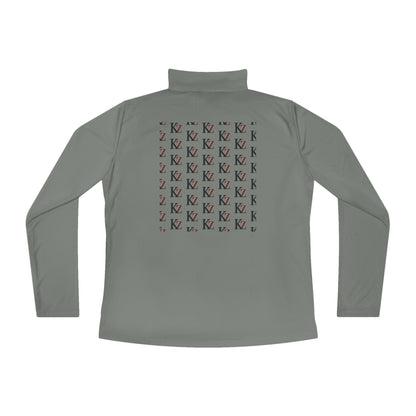 Ladies Quarter-Zip Pullover | KZ Monogram  Athletic Pullover