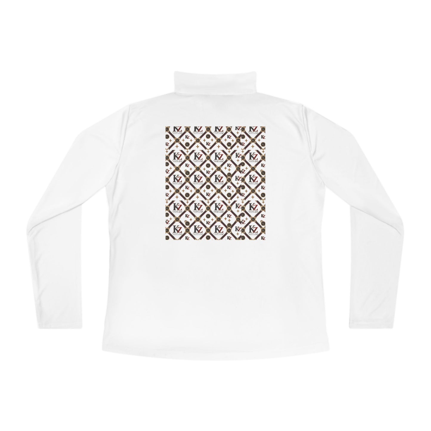 Ladies Quarter-Zip Pullover | KZ Monogram  Athletic Pullover
