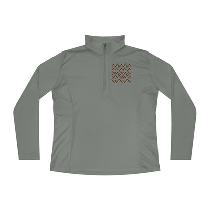 Ladies Quarter-Zip Pullover | KZ Monogram  Athletic Pullover