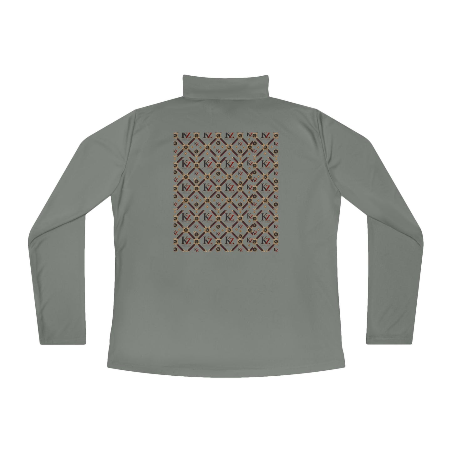Ladies Quarter-Zip Pullover | KZ Monogram  Athletic Pullover