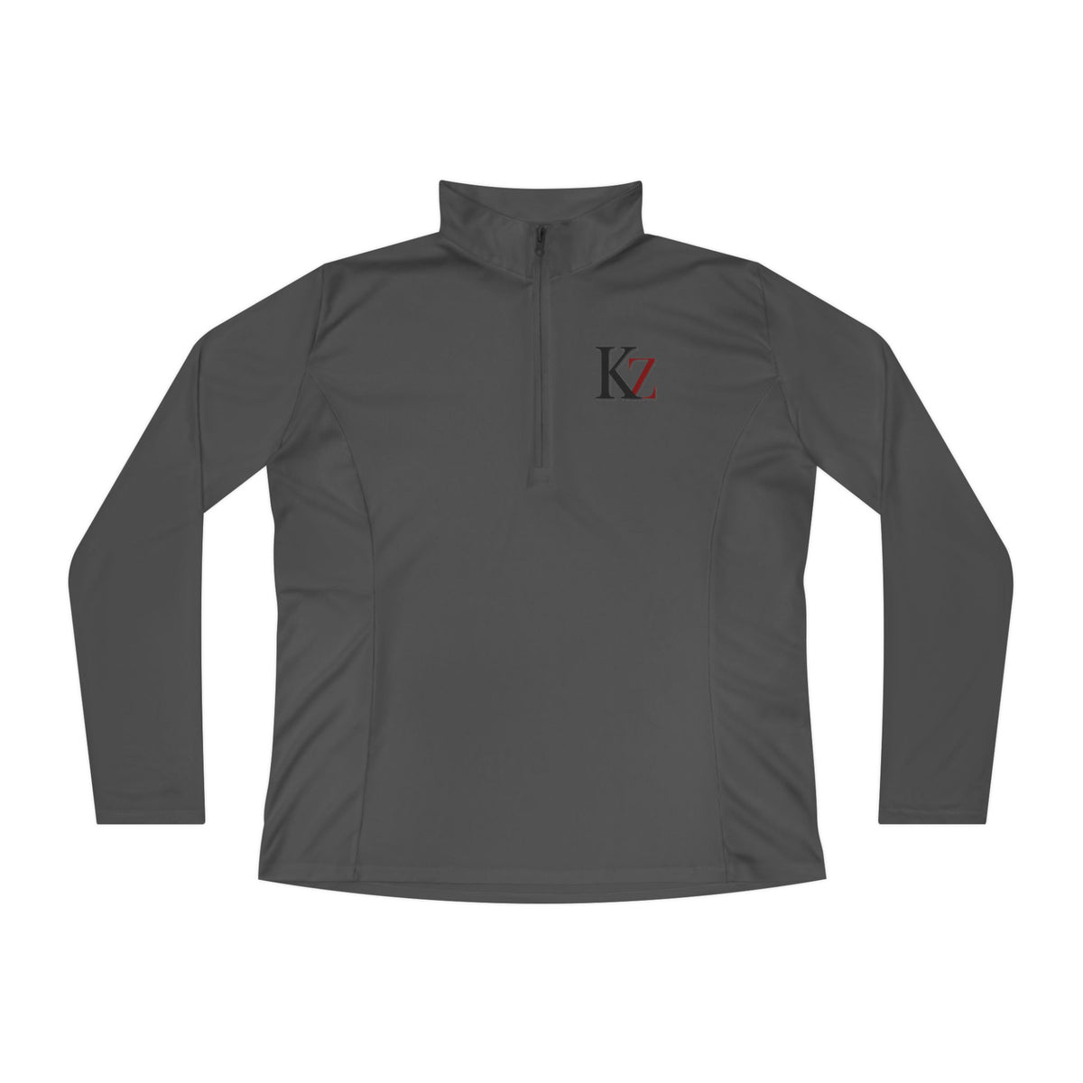 Ladies Quarter-Zip Pullover | KZ Monogram  Athletic Pullover