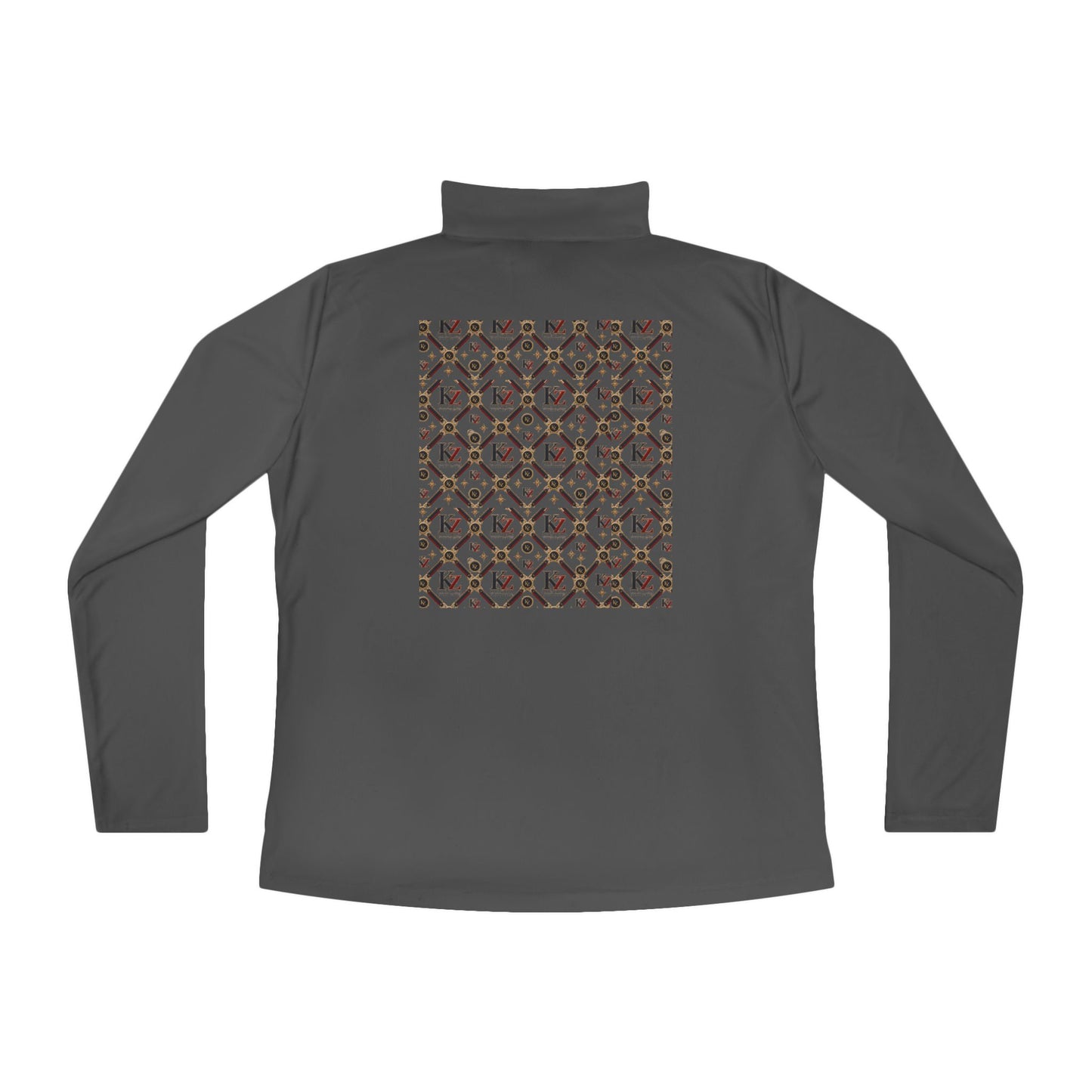 Ladies Quarter-Zip Pullover | KZ Monogram  Athletic Pullover